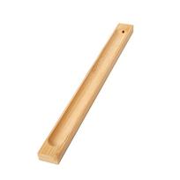 Bambuko lentelė Medinis smilkalų lazdelių laikiklis 23 cm Linijinių smilkalų sandalmedžio smilkalų spiralės pagrindas beige