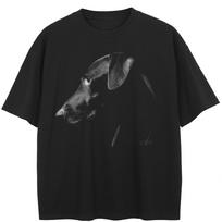Streetwear Juokingi Grafiniai Marškinėliai Medvilniniai Marškinėliai Unisex Viršūnės Vasariniai Marškinėliai Trumpomis Rankovėmis M juoda