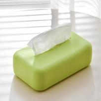Light Luxury Tissue Box Soft Waterproof Tissue Box Cover Silicone Reusable Wet Wipe Box Holder Bathroom Kitchen Paper Holder