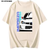 Graphic T-shirt Cartoon Anime Initial D Shirt Women Mazda Drift Racer Tshirts Japan Anime Casual Men O-neck 100% Cotton T Shirt XXXXL