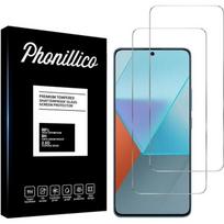 Tempered Glass for Xiaomi Redmi Note 13 PRO 5G [Pack 2] Phonillico® Screen Protector Glass Film skaidri