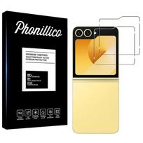 Tempered Glass for Samsung Galaxy Z FLIP 6 [2 Pack] Phonillico® Screen Protector Glass Film skaidri