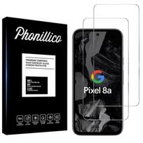 Tempered Glass for Google Pixel 8a [Pack 2] Glass Film Screen Protection Phonillico