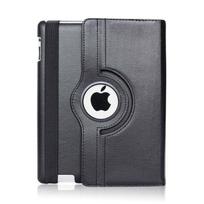 Black 360 Rotating Case for iPad Air 13-inch M3 2025 - Protective Cover Case Elastic Closure Phonillico® juoda