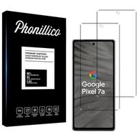 Tempered Glass for Google Pixel 7a [2 Pack] Phonillico® Screen Protector Glass Film skaidri