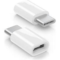 USB 3.1 Type C Adapter - E.F.CONNECTION - White - USB 3.0 A male - Connects MacBook/iPad Pro