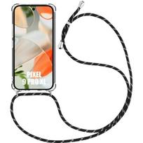 Phone Chain Case for Google Pixel 9 Pro XL - Reinforced Shockproof Protection with Black Chain