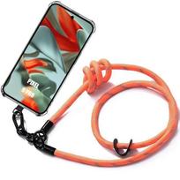 Case - for Google Pixel 9 Pro - Shockproof - Sturdy Lanyard - Orange