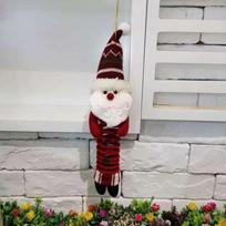 Christmas Creative Santa Claus Snowman Elk Ornaments Rocking Spring Foot Dolls Xmas Home Party Decoration Supplies Accessories Santa Claus