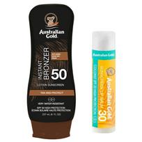 Australian gold balm with bronzer SPF50 + protective lipstick