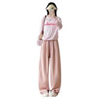 Gray Scimitar Pants for Women In Summer Thin Loose Drooping Casual Pants Small Banana Sports Pants Quick-drying Wide-leg Pants S