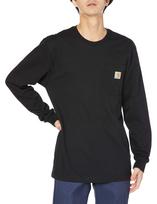 Long sleeve with pocket BLACK L [Carhartt] T-shirt [item] juoda