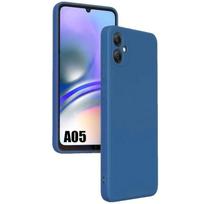 Case - Samsung - Galaxy A05 - Liquid Silicone - Navy Blue - Matte Effect mėlyna