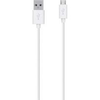 Micro-USB Cable - Belkin - 1.2m - Charge and Synchronization - White - USB 2.0 balta
