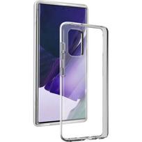Silikoninis dėklas - Samsung - Note 20 Ultra - Skaidrus - Lankstus - Apsauga nugarėlei skaidri