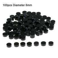 100pcs Inlay Dots Fingerboard Dots 2.5mm Thickness Black Diameter6mm black