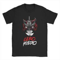 Lucha Bros Penta Says T Shirt Men's 100% Cotton Awesome T-Shirt O Neck Penta Mask Boxing Fighter Tees Short Sleeve merch Printed S