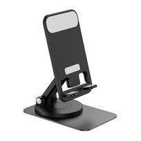 Planšetinio kompiuterio stovas 360° pasukamas reguliuojami sulankstomi laikikliai iPad Pro Air Mini IPhone Samsung Xiaomi Lenovo Huawei Laikiklio atrama juoda