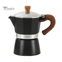 Moka kavinukas Espresso aparatas 150ml Lengvas viryklės kavos aparatas Paprastas naudoti Italijos kavos virintuvas sodriam Espresso Latte Cappuccino 150ML