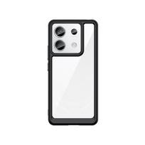 Dėklas dangtelis Xiaomi Redmi Note 13 Pro 5G Redmi Note 13 Pro Capas Smūgiams atsparus Skaidrios spalvos Skaidrus Fundas Redmi Note 13 Pro For Note 13 Pro 5G juoda