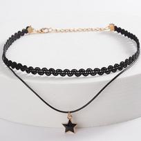 Karoliai Moterims Choker Apykaklės Kaulų Grandinėlė Kaklo Papuošalas Kaklo Juosta Kaklo Grandinėlė Kaklo Grandinėlė Nėriniai Trumpas Vėrinys
