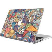 Protective Case - Booling - for MacBook Air 15 Inch - Anti-slip - Stained Glass Pattern gryna