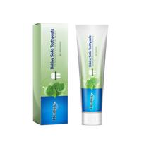 Oralhoe Baking Soda Whitening Toothpaste Clean Tartar Plaque Stains Fresh Breath Whitening Toothpaste 100g beige