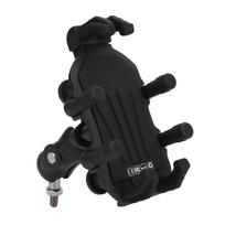 Motorcycle Phone Holder Aluminum Alloy Shock Absorbing Anti Shake Anti Slip 360 degrees  Rotating