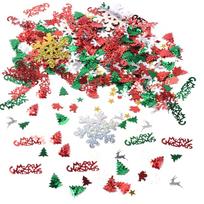 50g Christmas Table Confetti Pentagram Santa Merry Christmas Letters Pine DIY Accessories