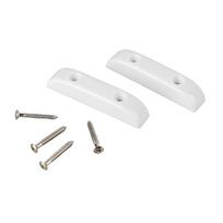 2 vnt. bosinės gitaros nykščio atrama Plastikinė Neslystanti Lengva Jazz Bass gitaros nykščio piršto atrama GM03 Auksinė white