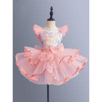 Toddler Sequined Ballet Tutu Dress Girls JazzCostumes Children Ballerinas Tutu Outfits Kids Ballroom Dance Clothes 160cm