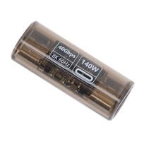 USB C adapteris 140W PD3.1 greitas įkrovimas USB4.0 C tipo moteriškas į moterišką keitiklis su skaitmeniniu ekranu