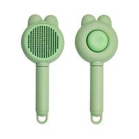 Namuinių gyvūnų plaukų šalinimo ir masažo šukos katėms ir šunims Cat Comb beige