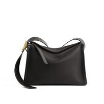 TOGO Top Layer Cowhide New Lazy Style High-end Single Shoulder Crossbody Bag Versatile Large Capacity Leather Pillow Bag For Women 26x11x18cm kava