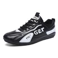 Spring and summer one-pedal casual single shoes trendy versatile sports shoes men's light and breathable half-tray men's shoes lazy shoes 39