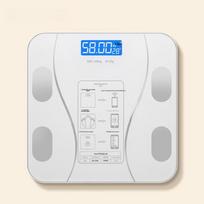 Bluetooth Smart Body Fat and Weight Scale with Rechargeable Battery. Battery Version