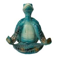 Joga Meditacija Vėžlio Ornamentas Sėdintis Vėžlys Figūrėlė Statulėlė Gyvūno Skulptūra Vidinis Lauko Sodas Namų Biuro Stalviršio Dekoracija B