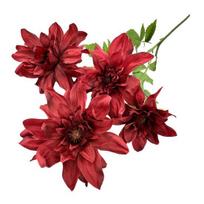 Artificial Dahlia Flowers Fake Flowers with Flexible Stem Reusable Faux Silk Flowers for Vase Floral Arrangement Wedding Bouquet Table Centerpieces