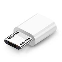 Mikro USB OTG adapteris Mikro USB į USB tipo C adapteris, skirtas Xiaomi Huawei Samsung OnePlus USB C adapteris Micro USB OTG keitiklis balta