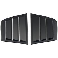 Gloss Black Side Window Blinds Quarter Louver Cover For Dodge Charger 2011-2021