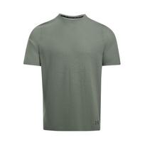 Under Armour Vanish Elite Seamless Celliant Rush Series Comfortable Fashion Gradient Breathable Versatile Short Sleeve T-Shirt Men Tops 1385805-348 XL gray