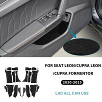 For Seat Leon MK4 Cupra Leon Cupra Formentor 2020 2021 2022 2023 2024 2025 Car Front Rear Doors Map Pocket Sticker Interior Trim for left-hand drive