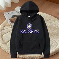 KATSEYE Eye fashion classic hoodie men women vintage High Quality Long sleeve streetwear print Graphics oversized hoodie S black