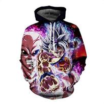 Dragon Ball Hoodie Men's Fashion Super Saiyan GOKU and Jiren Printed Cosplay DragonBall Pullover Sweatshirts XXS