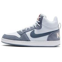 Nike Court Borough Mid Prem White Armory Blue 844907-005 37.5
