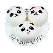 1pc Cute Panda Bun Slow Rising Squishy Toy, Soft Foam Stress Relief Squeeze Toy, Novelty Sensory Fidget Toy for Kids Adults rožinė
