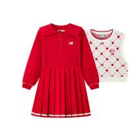 New Balance Dress 2 Piece Set Red Children Aged 3 7 Years Old 7KF11142-RD 110