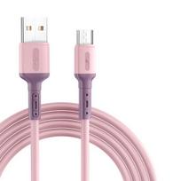 3A Micro USB Fast Charging Data Cable Phone Charger Cord Wire for Android rožinė