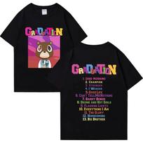 Hot Kanye West Graduation Graphics T Shirt Men Women ' S Fashion Classic Tops Oversized Tee Short Sleeve Clothes Unisex T-shirts S įvairiaspalvis