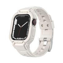 Dėklo dirželis skirtas Apple Watch Ultra 49mm 45mm 44mm 41mm 40mm silikoninė apyrankė, skirta Iwatch Series 8 7 6 Se 5 4 Apsauginė dangtelis apyrankė 40mm black